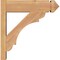 Ekena Millwork Olympic Smooth Arts and Crafts Outlooker, Western Red Cedar, 5 1/2"W x 18"D x 18"H OUT06X18X18OLY03SWR - alternate 3